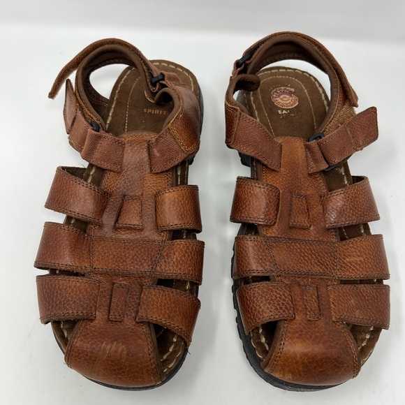 Earth Spirit Shoes Earth Spirit Mens Fisherman Brown Leather